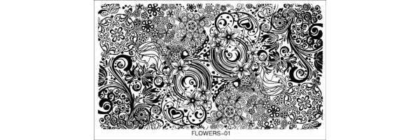 Schablonen FLOWERS-Serie