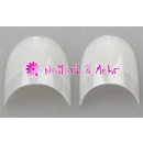 100 French-Tips NATURELL ~ OVALE FORM, KURZ ~ in kleiner...