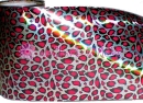 1 ganze Rolle (1,0 m) NAILART-FOLIE: PINK-LEOPARD ON...