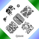 ++ABVERKAUF++ STAMPING-SCHABLONE # QA-44 °Snakeskin,...