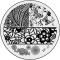 STAMPING-SCHABLONE # BP-07 großflächige florale Muster, Schmetterlinge, Retro, Spirale