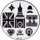 STAMPING-SCHABLONE # BP-37 London, Großbritannien,...