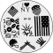 STAMPING-SCHABLONE # BP-38 USA, Amerika, New York, Freiheitsstatue