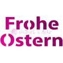 1 Bogen AIRBRUSH-SCHABLONEN SELBSTKLEBEND: #OST-016 Frohe Ostern