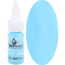 NailPerfect NailArtPaint Acrylfarbe 15ml: #023 LIGHT-BLUE -  Für OneStroke-Technik und Miniaturmalerei in Top-Qualität