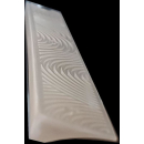 WECHSELSYSTEM-FEILBOARD: 1 Feilboard BIONIC-DESIGN Weiß-Pearl Ergonomische Form - MADE IN GERMANY!
