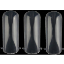 Neue Form: 10 DUAL-TIPS POPITS ohne Längenhilfen: Für Acrylgel, Acryl und UV-Gel. Wiederverwendbar. 1x10 Größen