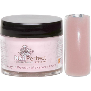 NailPerfect Premium Acryl Powder 250g: MAKEOVER-PEACH (abdeckend)
