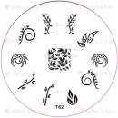 ++SONDERPOSTEN++ Stamping-Schablone T-Serie: T62 Herbst...