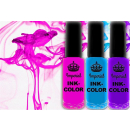 N+M Imperial Ink-Color Nailartfarbe 7ml ++FARBWAHL++ In Sekundenschnelle lufttrocknend, in praktischer Linerflasche
