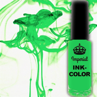 N+M Imperial Ink-Color Nailartfarbe 7ml ++#12 GRÜN++ In Sekundenschnelle lufttrocknend, in praktischer Linerflasche
