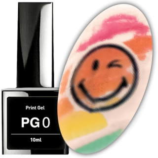 1 Pinselflasche O2 Nails PRINTGEL ++PG0 TRANSPARENT ++ 10ml: Für noch bessere Druckqualität! Zeitsparend in der Anwendung!  (Muß vor dem Druck aufgetragen werden)
