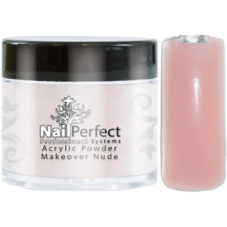 NailPerfect Premium Acryl Powder 25g: MAKEOVER-NUDE (abdeckend)