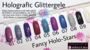 N+M "FANCY" HOLOGRAFIC-Glittergel 4ml ++HOLO-STARS 06 PINK++ Made in Germany! UV/LED