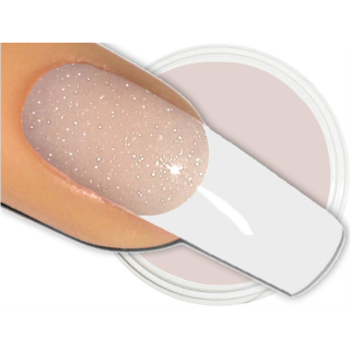 N+M Professional-Acryl-Powder 30g "EXTREME-GLITTER ROSE-CAMOUFLAGE" Deckendes Makeup-Acrylpulver mit feinem Glitter versetzt.