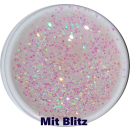 N+M EXTREME-GLITTERGEL 4ml ++WEISS (irisierend)++ LED/UV....