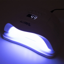 LED-Lichthärtungsgerät ++LUX X5 PLUS++ mit Bewegungssensor, 36 LEDs, 10/30/60/99 Sek.-Timer, Wellenlänge: 365-405 nm, 120W, abnehmbare Bodenplatte. Perfekte Aushärtung für LED-/UV-Farbgele und -Nagellacke sowie Acrylgel.