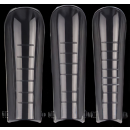 Neue Form: 12 DUAL-TIPS POPITS Modell 103 mit Längenhilfen: Für Acrylgel, Acryl und UV-Gel. Wiederverwendbar. 1x12 Größen