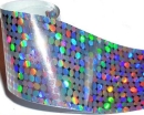 1,0m NAILART-FOLIE #FO-82: SILVER-HOLOGRAFIC-DOTS