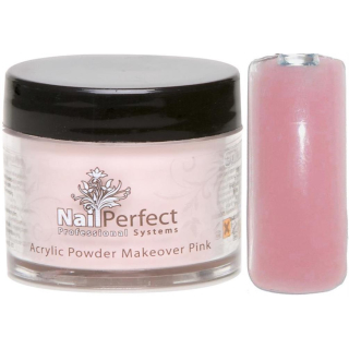 NailPerfect Premium Acryl Powder 25g: MAKEOVER-PINK (abdeckend)