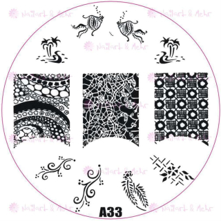 STAMPING-SCHABLONE # A-33